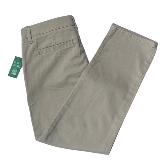 GAP Girl’s Khaki Lived-In Uniform Pants Size: 7 PLUS - Picture 1 of 9